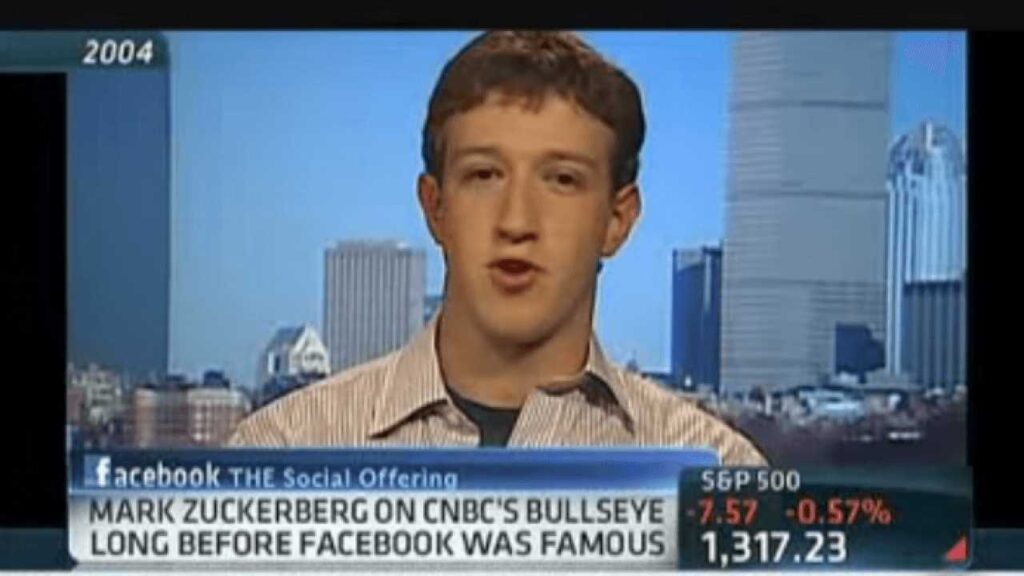 La prima intervista televisiva di Mark Zuckerberg