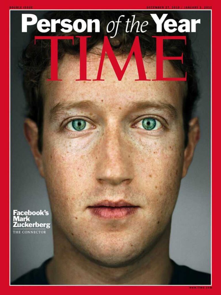 Mark Zuckerberg uomo dell'anno per il Time