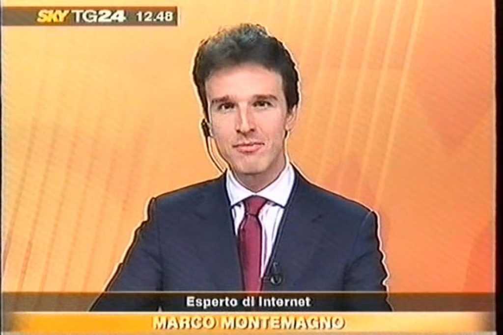 Marco Montemagno in tv per SkyTG24